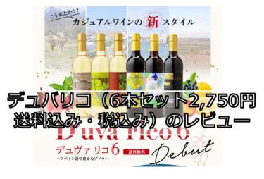 「デュバリコ」赤白ワインセット2,750円（税込・送料込）