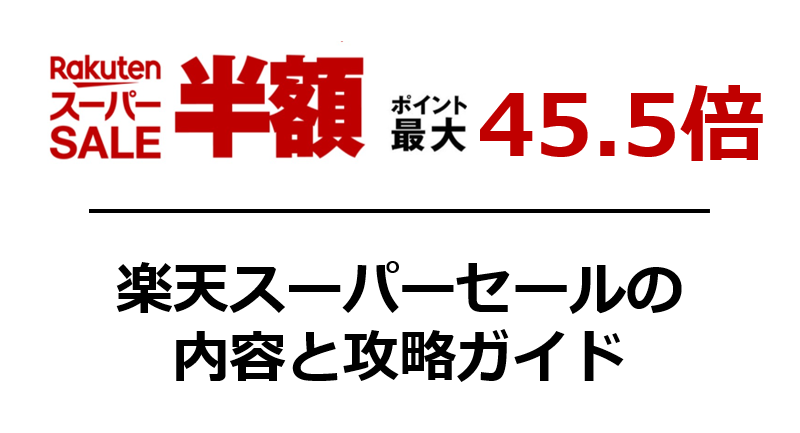 楽天市場比較　楽天スーパーセール　攻略サムネイル