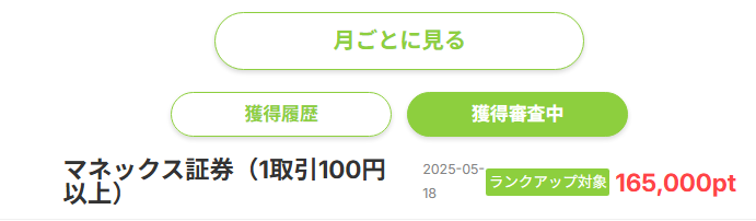Powl　マネックス証券利用実績