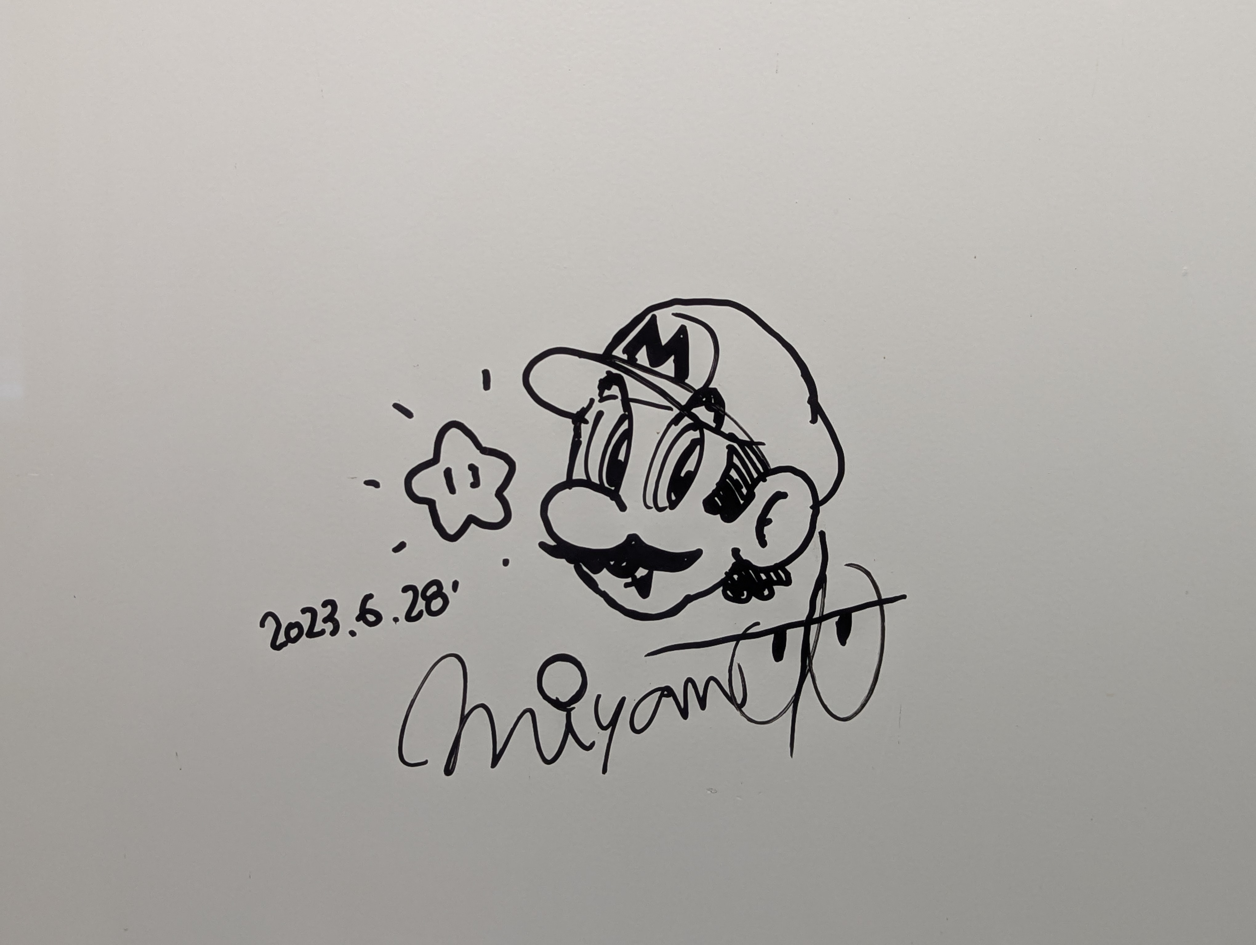ニンテンドーワールド 作者サイン