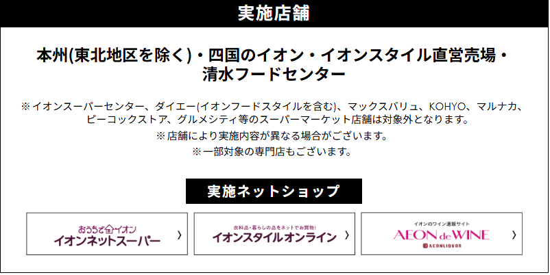 イオンカードでオトク！（20250621）店舗