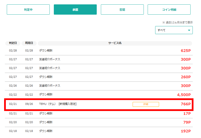 バカワインがTEMUを利用した実績