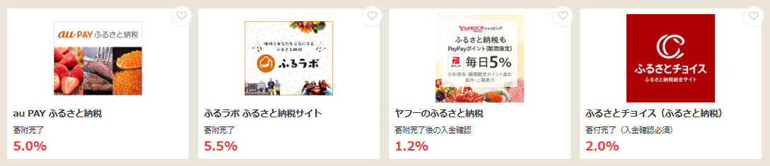 ポイ活CPまとめ　モッピー　ふるさと納税キャンペーン（202508）対象広告