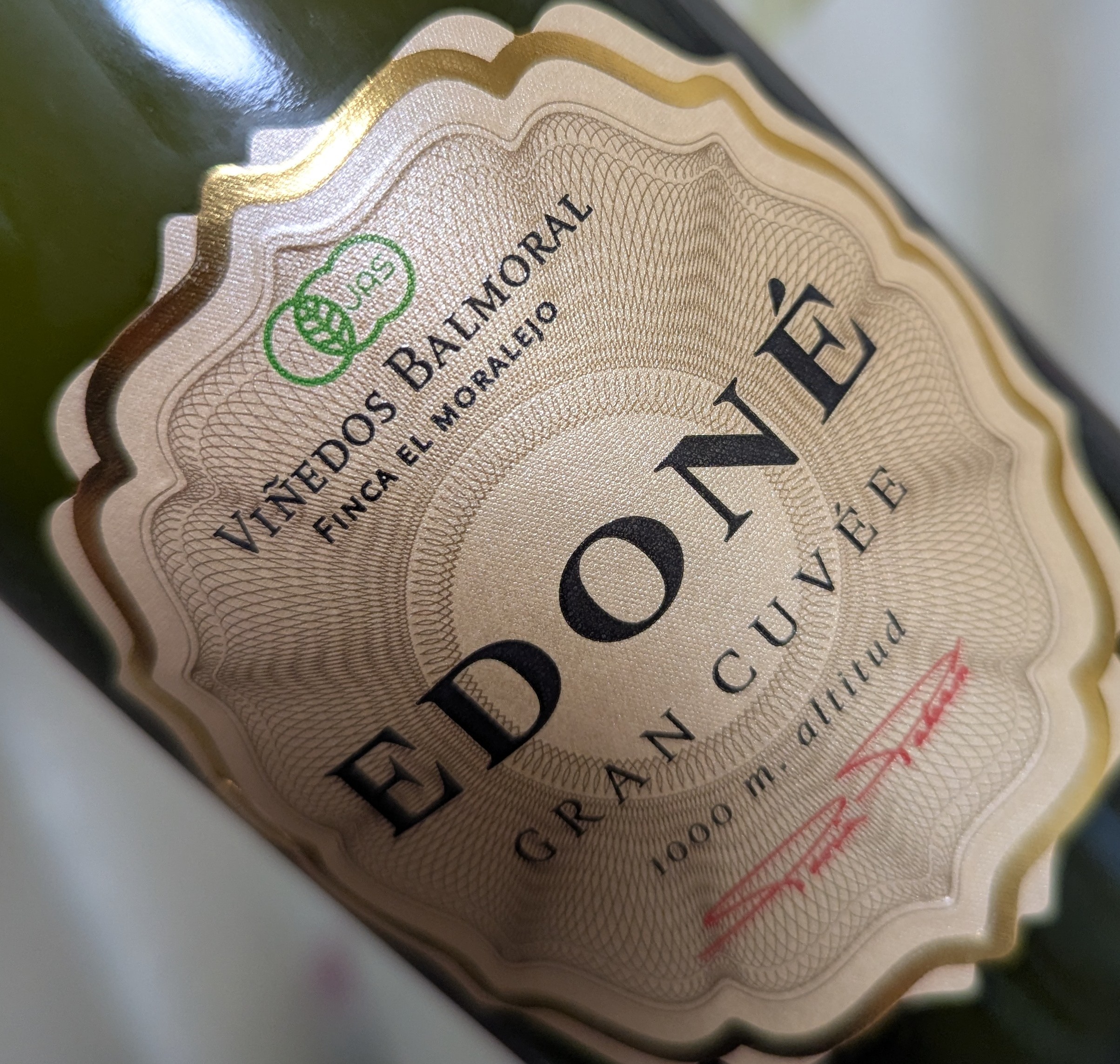 エドネ グラン・キュヴェのエチケット表