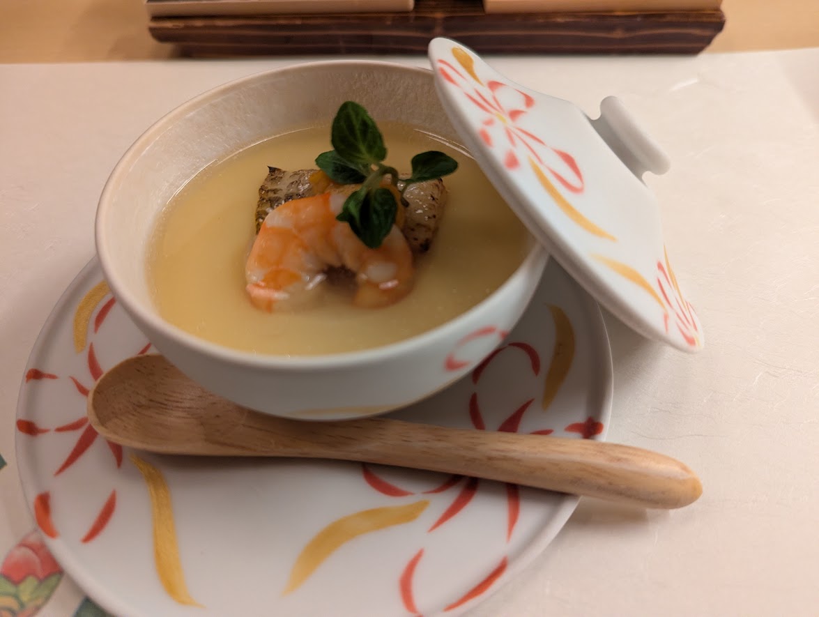 季がさね 夕食 茶碗蒸し