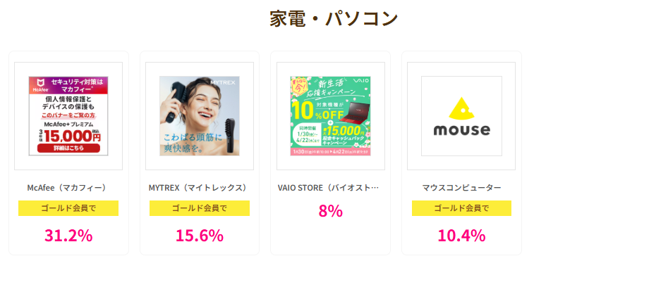 ハピタスデー(202602)PC