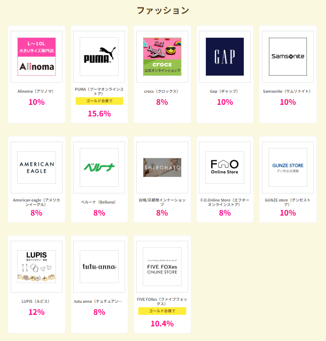 ハピタスデー(202602)ファッション