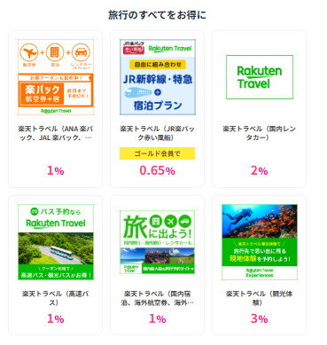 ハピタス×楽天トラベルキャンペーン ホテル