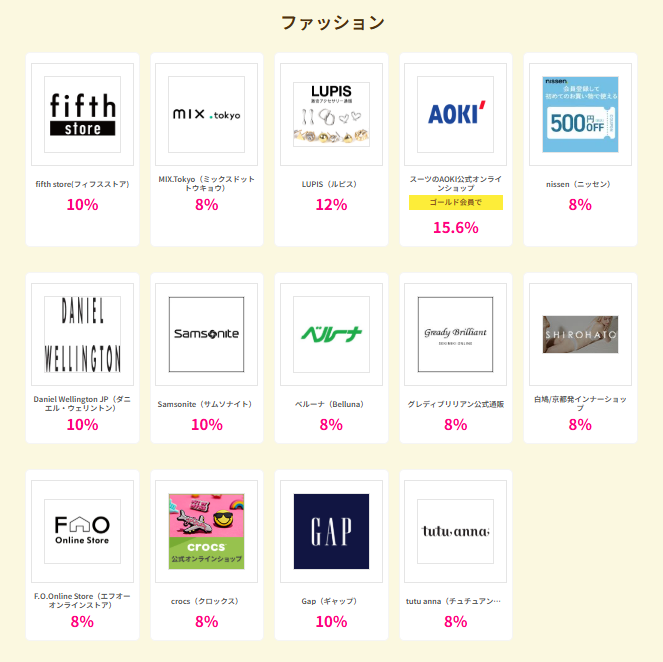 ハピタスデー(202603)ファッション