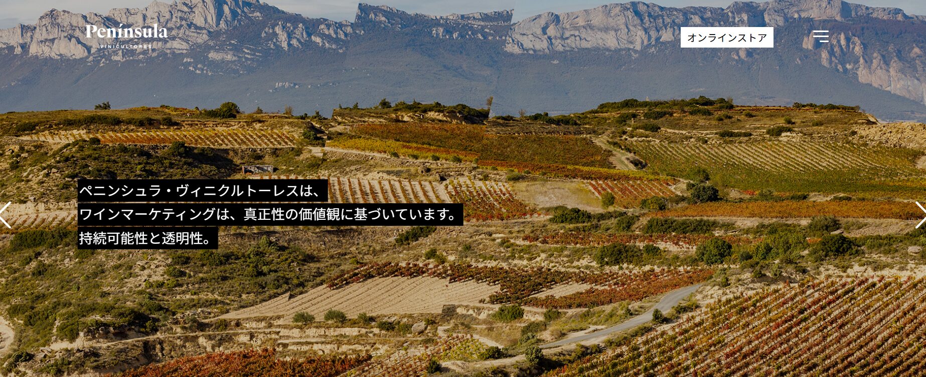 スペインのワイナリー「ペニンシュラ」