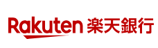 銀行一覧　楽天銀行のロゴ
