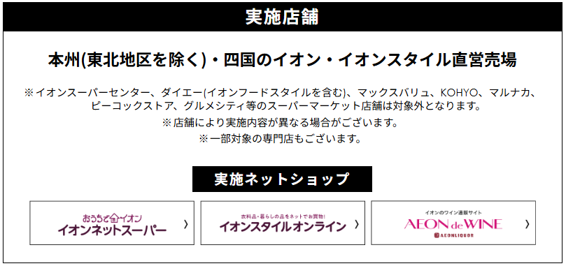 イオンカードでオトク！（20260502）店舗