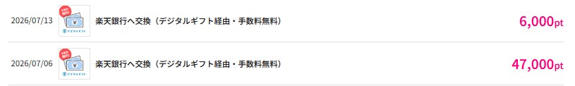 ハピタスの収益(2026年7月)
