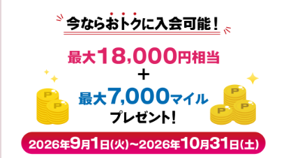 東急カード（202609）CP