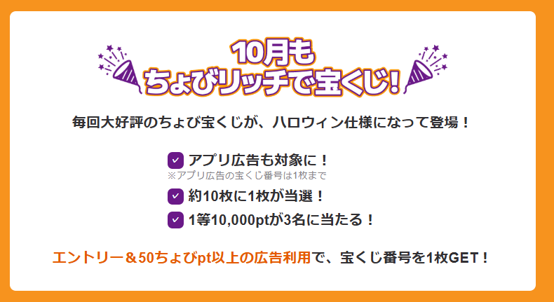 ちょびリッチ ハロウィンCP2